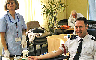 W OIsztynie trwa policyjna akcja poboru krwi